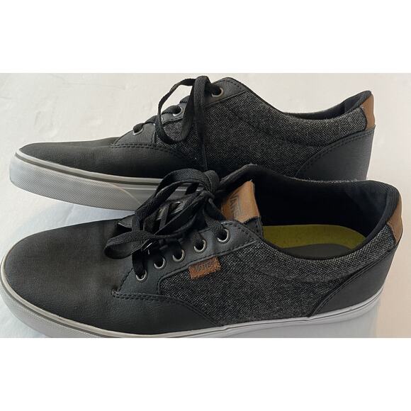 Vans Shoes Mens 11.5 Sneaker EUC Ortholite Winston DX Skate Leather - Picture 4 of 14